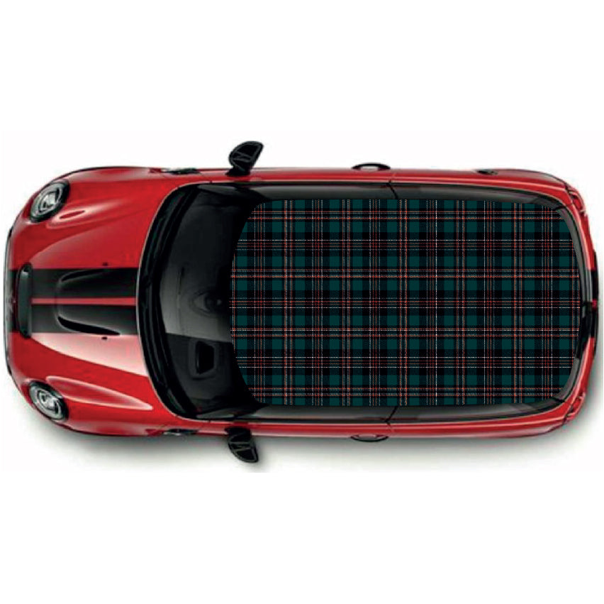 CRW088 Printed Roof Wrap For Mini Or Any Car Universal Various Designs Available