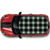 CRW091 Tartan  Roof wrap for Mini or any car universal