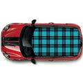 CRW092 Printed Roof Wrap For Mini Or Any Car Universal Various Designs Available