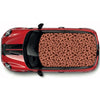 CRW096 Leopard Pattern Roof wrap for Mini or any car universal