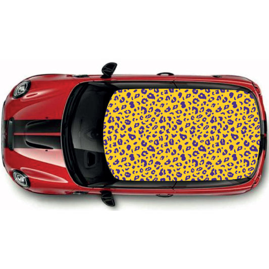 CRW100 Leopard Pattern Roof wrap for Mini or any car universal