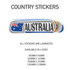 Austrailia Country Flag Sticker CF/CS/SCF/MIS