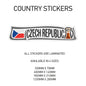 CS06 Czech Republic Country Sticker 1200mm x 338mm