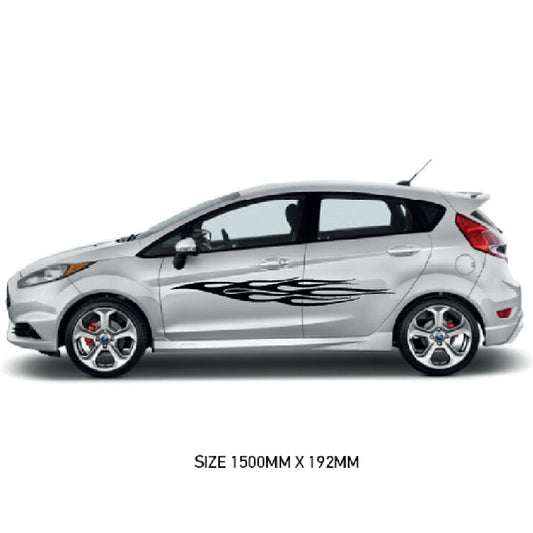 CSG01 Car Side Graphics X 2  Universal Will Fit Any Car or Van
