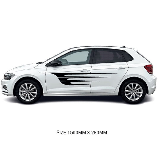 CSG03 Car Side Graphics X 2  Universal Will Fit Any Car or Van