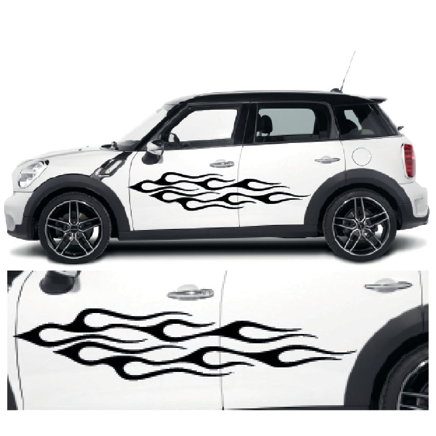 CSG04 Car Side Graphics 2 x 1500mm x 311mm Universal Will Fit Any Car or Van