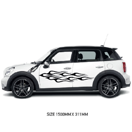 CSG04 Car Side Graphics X 2  Universal Will Fit Any Car or Van