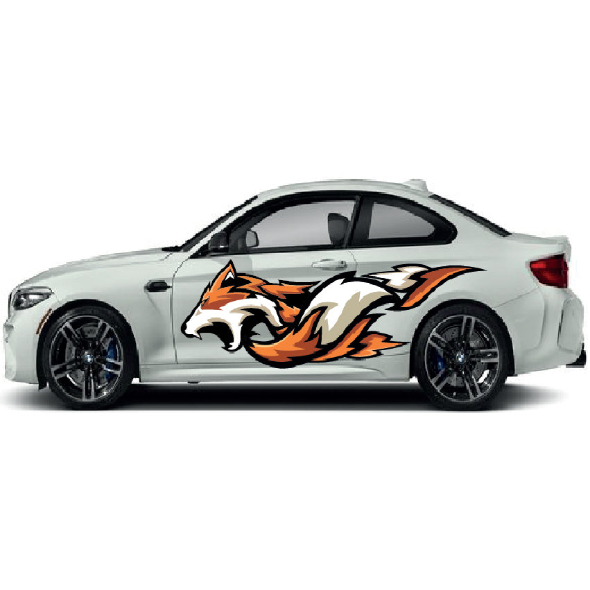 Car Side Wrap Various Designs Available