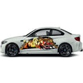 CSW02 Manga Printed Laminated Sides wrap stickers graphics universal