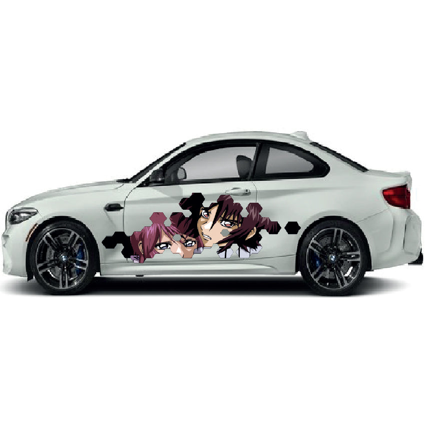 Car Side Wrap Various Designs Available