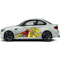 CSW09 Dragon Printed Laminated Sides wrap stickers graphics universal