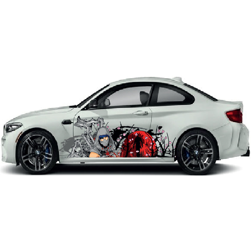 Car Side Wrap Various Designs Available