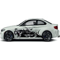 CSW25 Tiger Printed Laminated Sides wrap stickers graphics universal