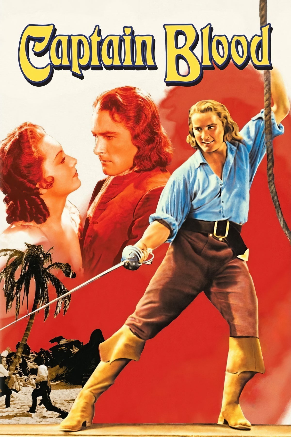 (1935) Captain Blood Film/Movie Premium Waterproof & Tear Resistant Posters