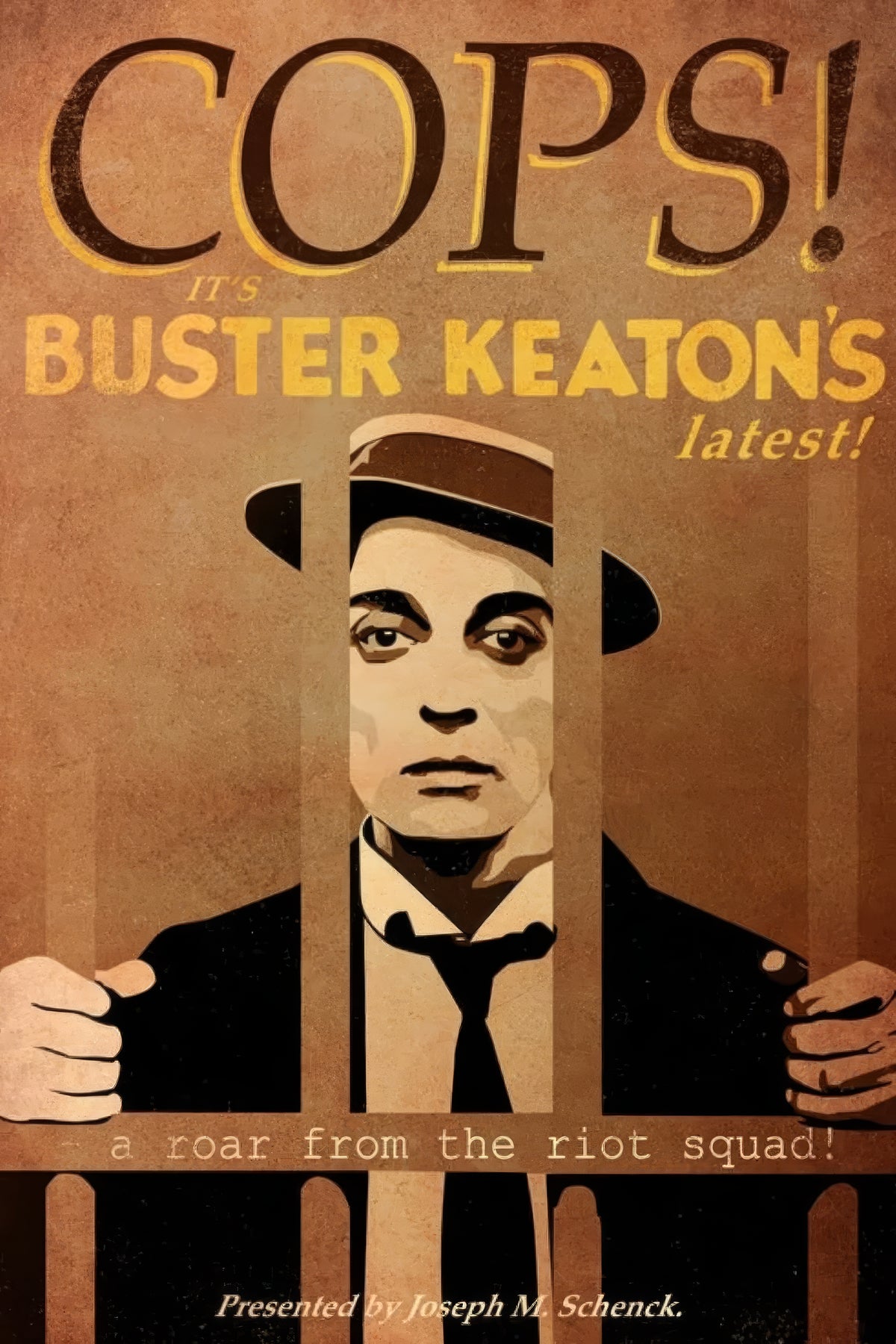 1920 Cops (1922) Film/Movie Premium Waterproof & Tear Resistant Posters