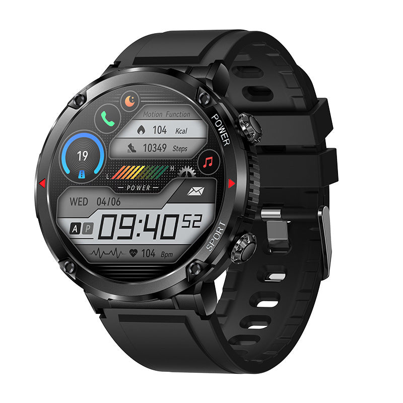 T30 Outdoor Bluetooth Call Smart Watch Large Screen HD Step by Step Heart Rate Blood Pressure Multi Exercise Smart Watch