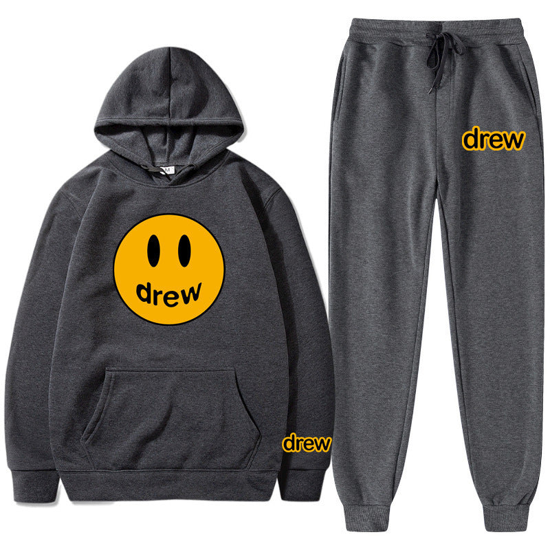 Style Unisex Long Sleeve Hooded Hoodie and Sweatpants Set