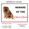 DS01-10 Funny Beware  Dog Vinyl Car Van Decal Printed Laminated Sticker Pet Animal Lover Various Designs Available