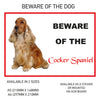 DS01-10 Funny Beware  Dog Vinyl Car Van Decal Printed Laminated Sticker Pet Animal Lover Various Designs Available