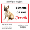 DS21-30 Funny Beware  Dog Vinyl Car Van Decal Printed Laminated Sticker Pet Animal Lover Various Designs Available