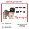 DS41-50 Funny Beware  Dog Vinyl Car Van Decal Printed Laminated Sticker Pet Animal Lover Various Designs Available