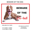 DS41-50 Funny Beware  Dog Vinyl Car Van Decal Printed Laminated Sticker Pet Animal Lover Various Designs Available