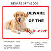 DS51-60 Funny Beware  Dog Vinyl Car Van Decal Printed Laminated Sticker Pet Animal Lover Various Designs Available