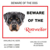 DS51-60 Funny Beware  Dog Vinyl Car Van Decal Printed Laminated Sticker Pet Animal Lover Various Designs Available