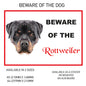 DS51-60 Funny Beware  Dog Vinyl Car Van Decal Printed Laminated Sticker Pet Animal Lover Various Designs Available