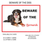DS51-60 Funny Beware  Dog Vinyl Car Van Decal Printed Laminated Sticker Pet Animal Lover Various Designs Available