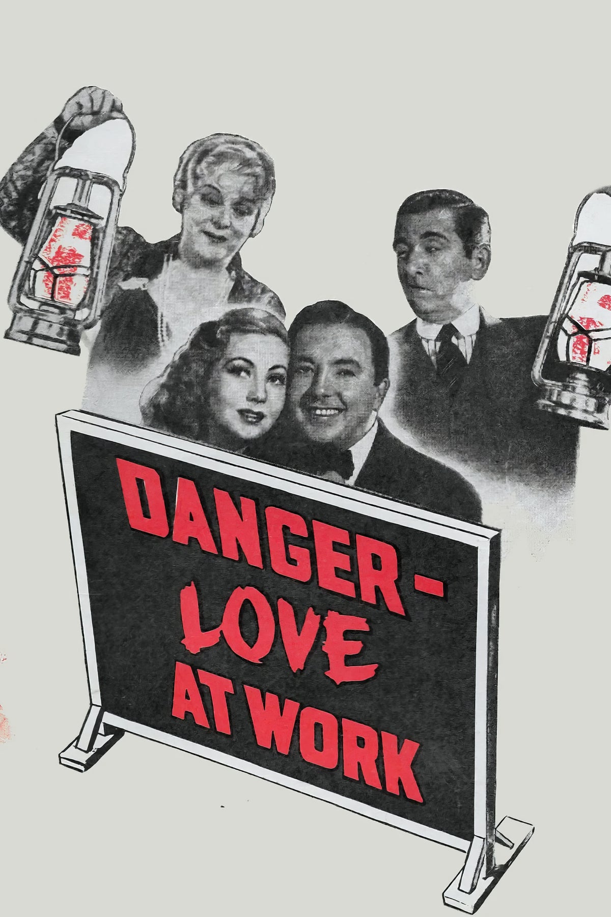 (1937) Danger – Love at Work Film/Movie Premium Waterproof & Tear Resistant Posters