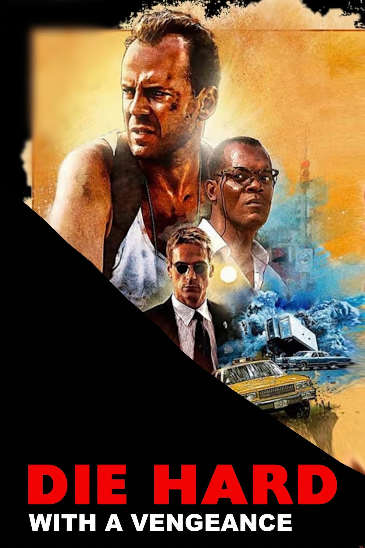 Die Hard With a Vengeance (1995) Film/Movie Premium Waterproof & Tear Resistant Posters