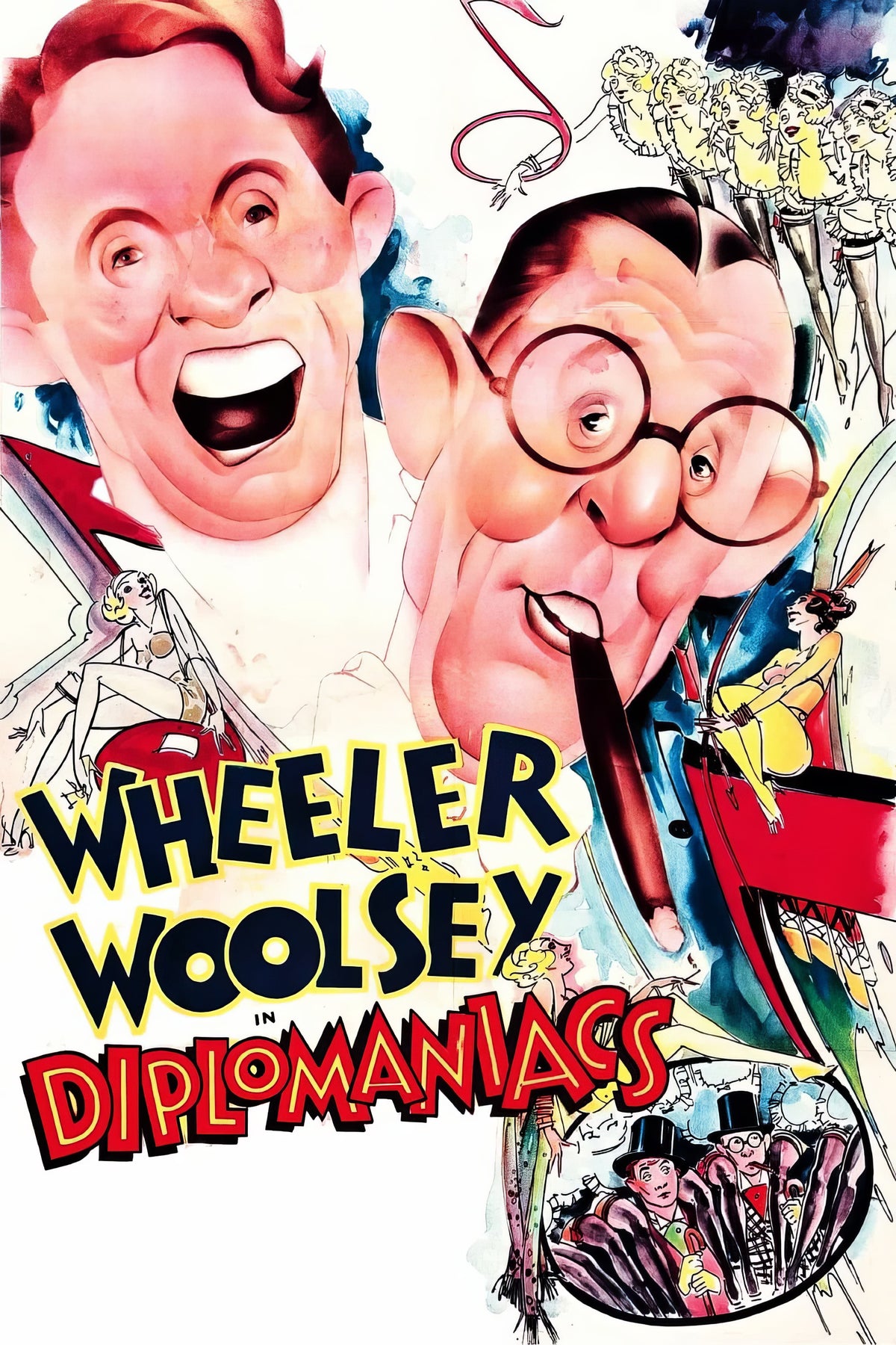 (1933) Diplomaniacs Film/Movie Premium Waterproof & Tear Resistant Posters