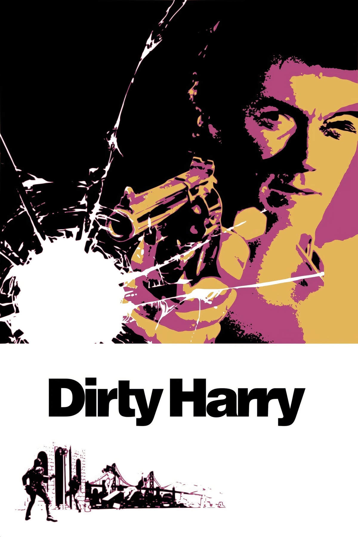 Dirty Harry (1971) Film/Movie Premium Waterproof & Tear Resistant Posters