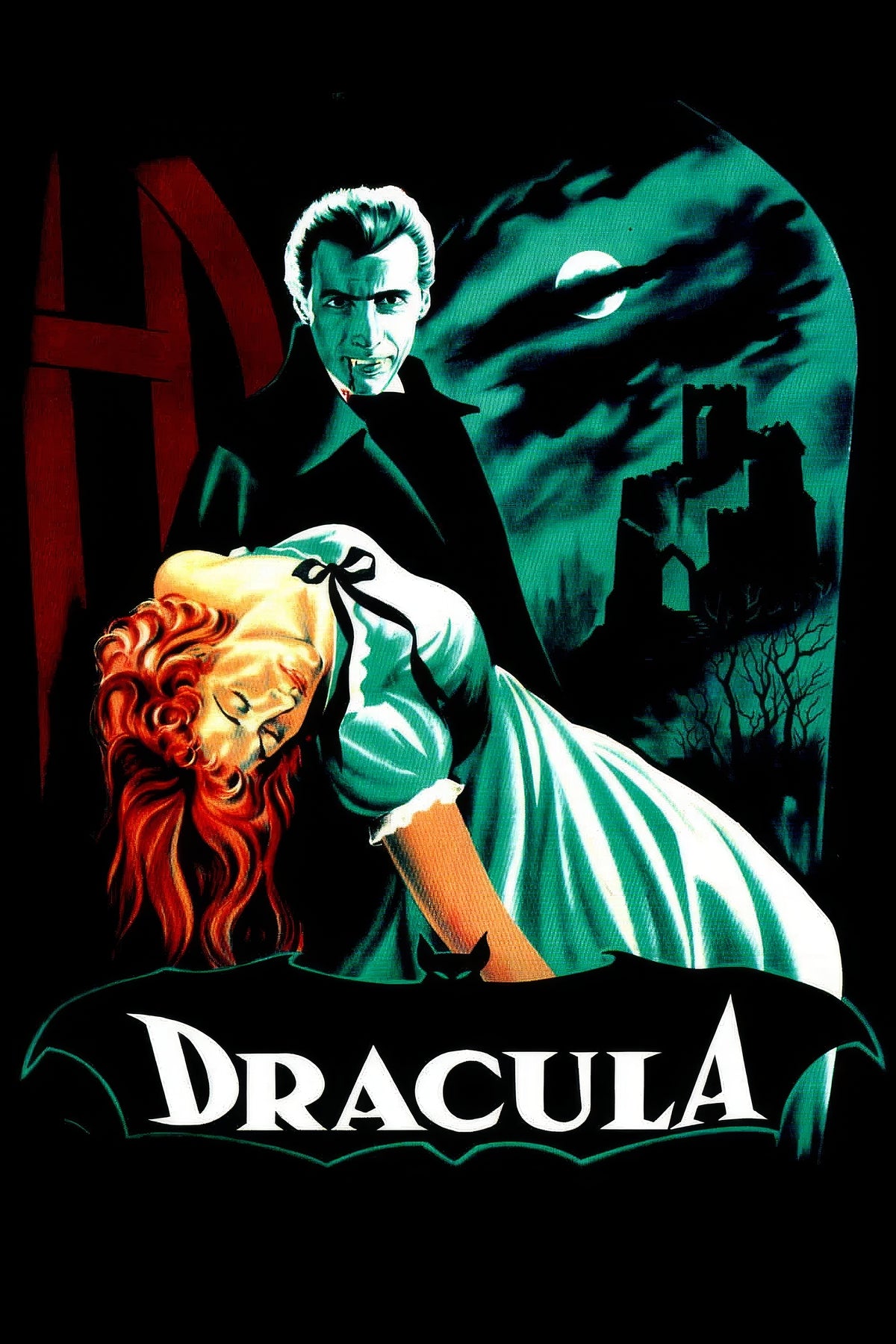 Dracula (1958) Film/Movie Premium Waterproof & Tear Resistant Posters