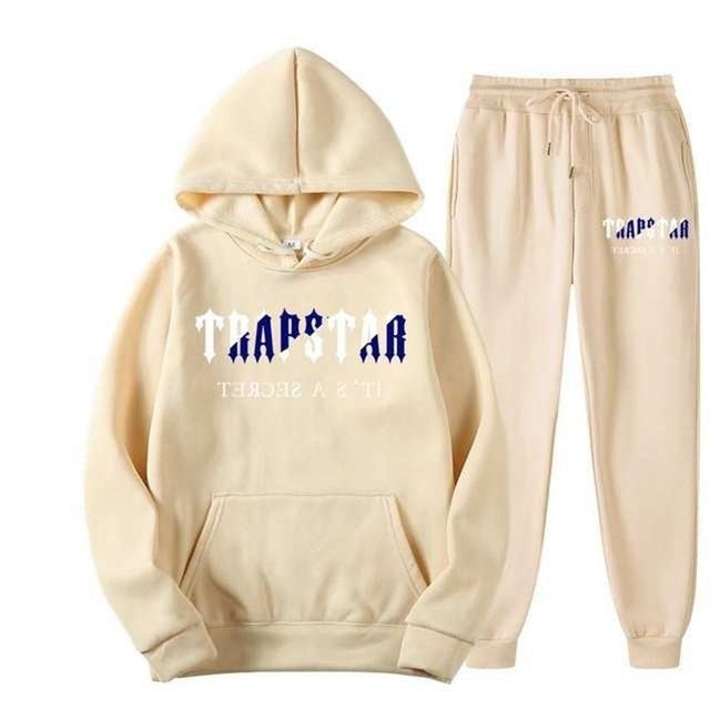 Men's Oversized Letter Print Hoodie and Sweatpants 2-Piece Set