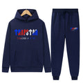 Graphic Print Hoodie and Pants Set Men Women Loose Tracksuit