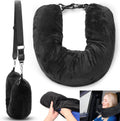 Selling travel pillows that can be filled with clothes, luggage pillowcases, soft plush filling function, U-shaped pillows