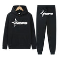 Y2K Goth Punk Rock Streetwear NOES Unisex Two-Piece Hoodie Set