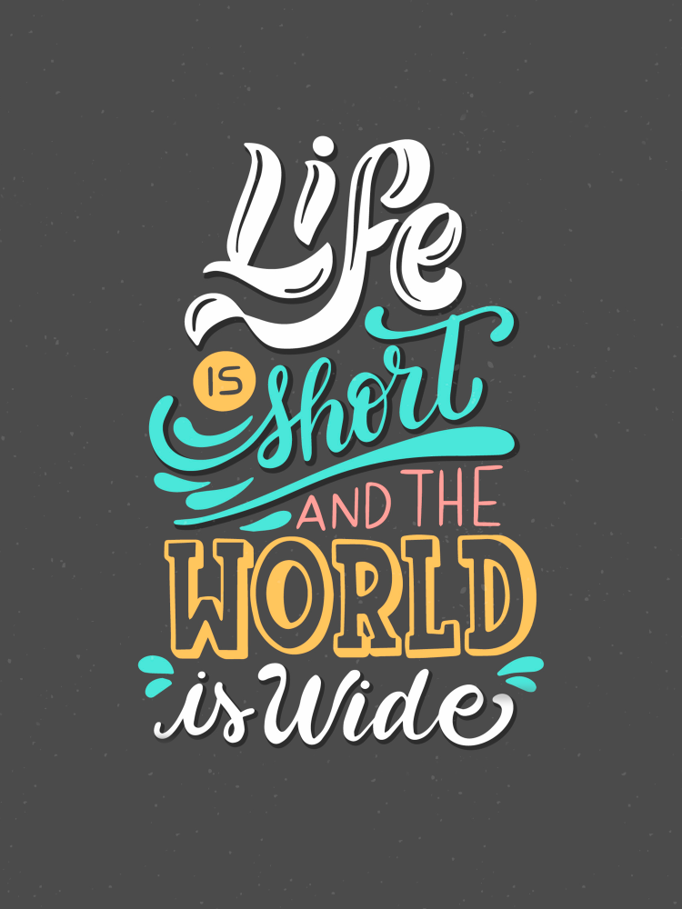 English Quotes Poster Printed | Premium Waterproof & Tear Resistant Full Colour Posters