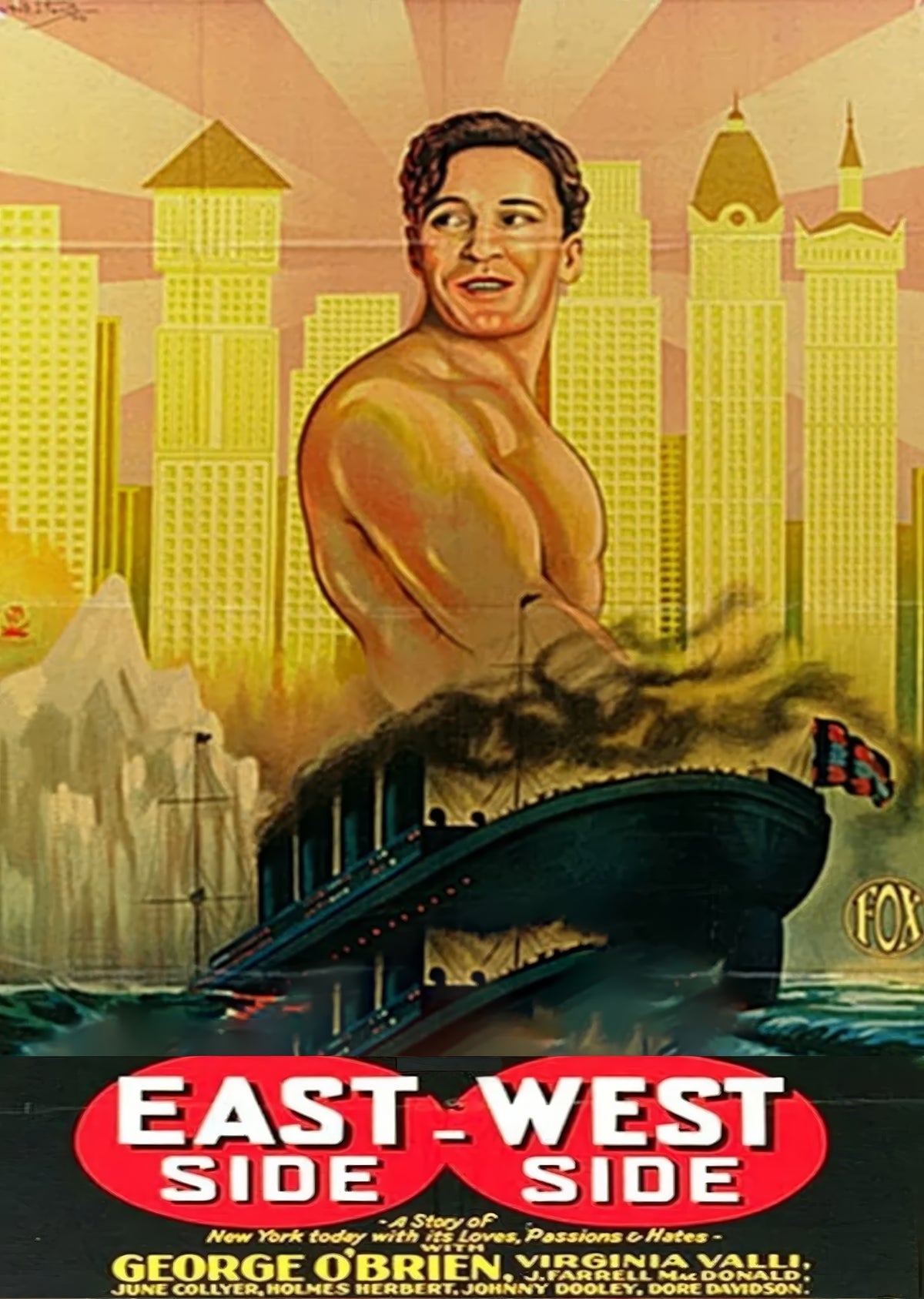 1920 East Side, West Side (1927) Film/Movie Premium Waterproof & Tear Resistant Posters