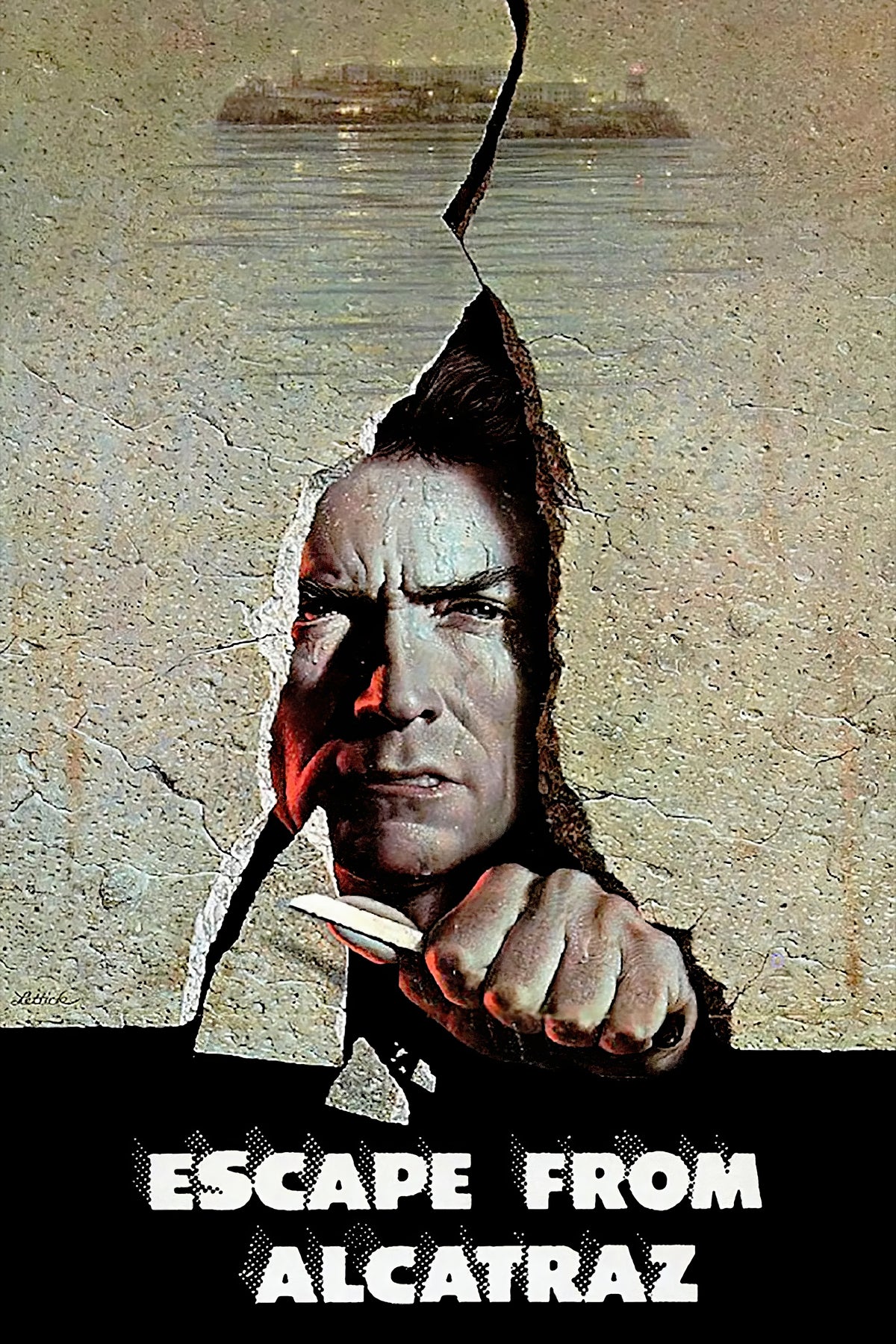 Escape from Alcatraz (1979) Film/Movie Premium Waterproof & Tear Resistant Posters