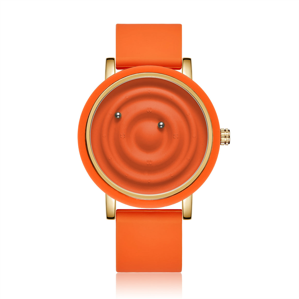 Fashion Silicone Watch Unisex Innovative Creative Trendy Floating Ball Watch
