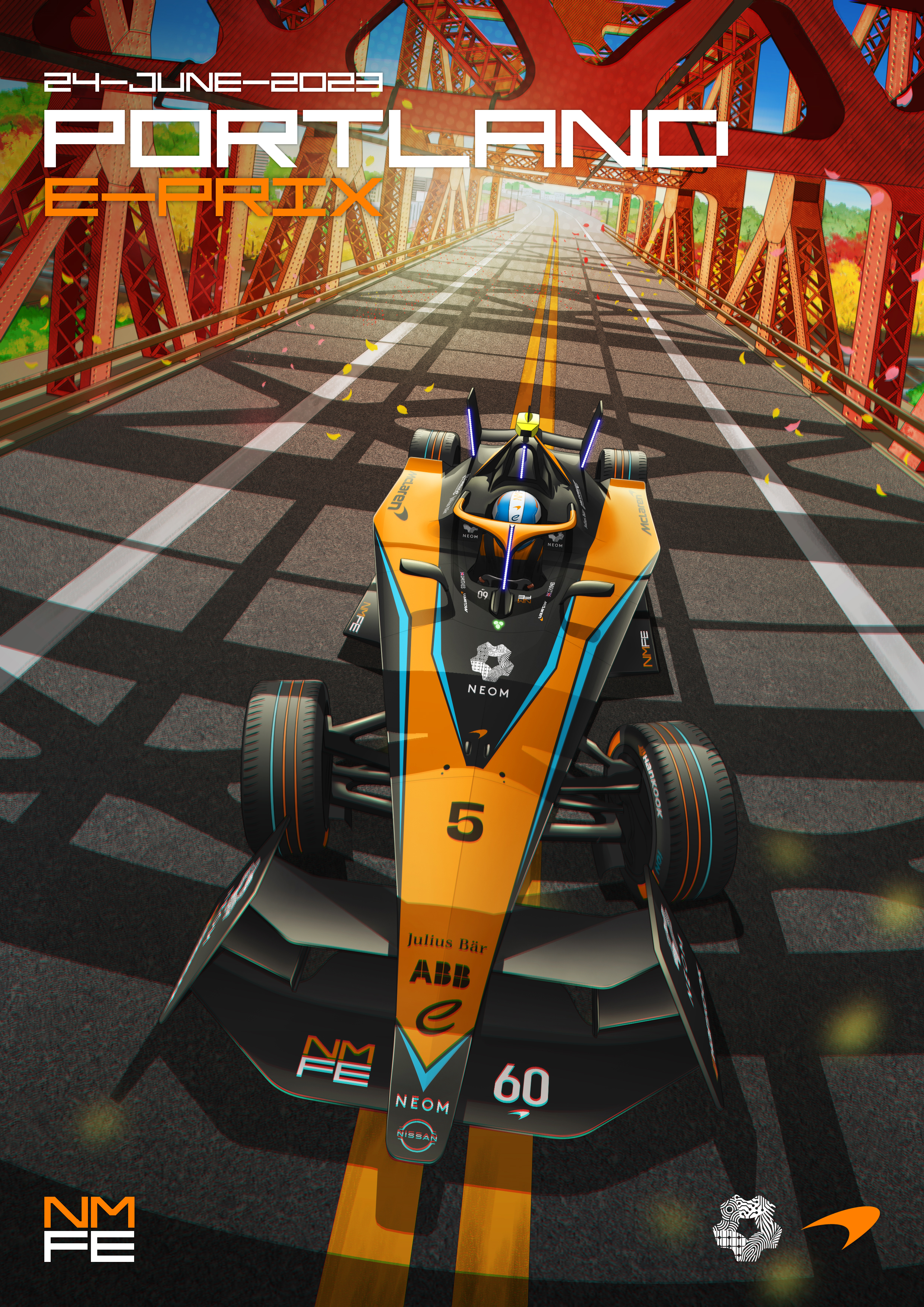 F1P19 Formula1 Cars Poster Printed | Premium Waterproof & Tear Resistant Full Colour Poster