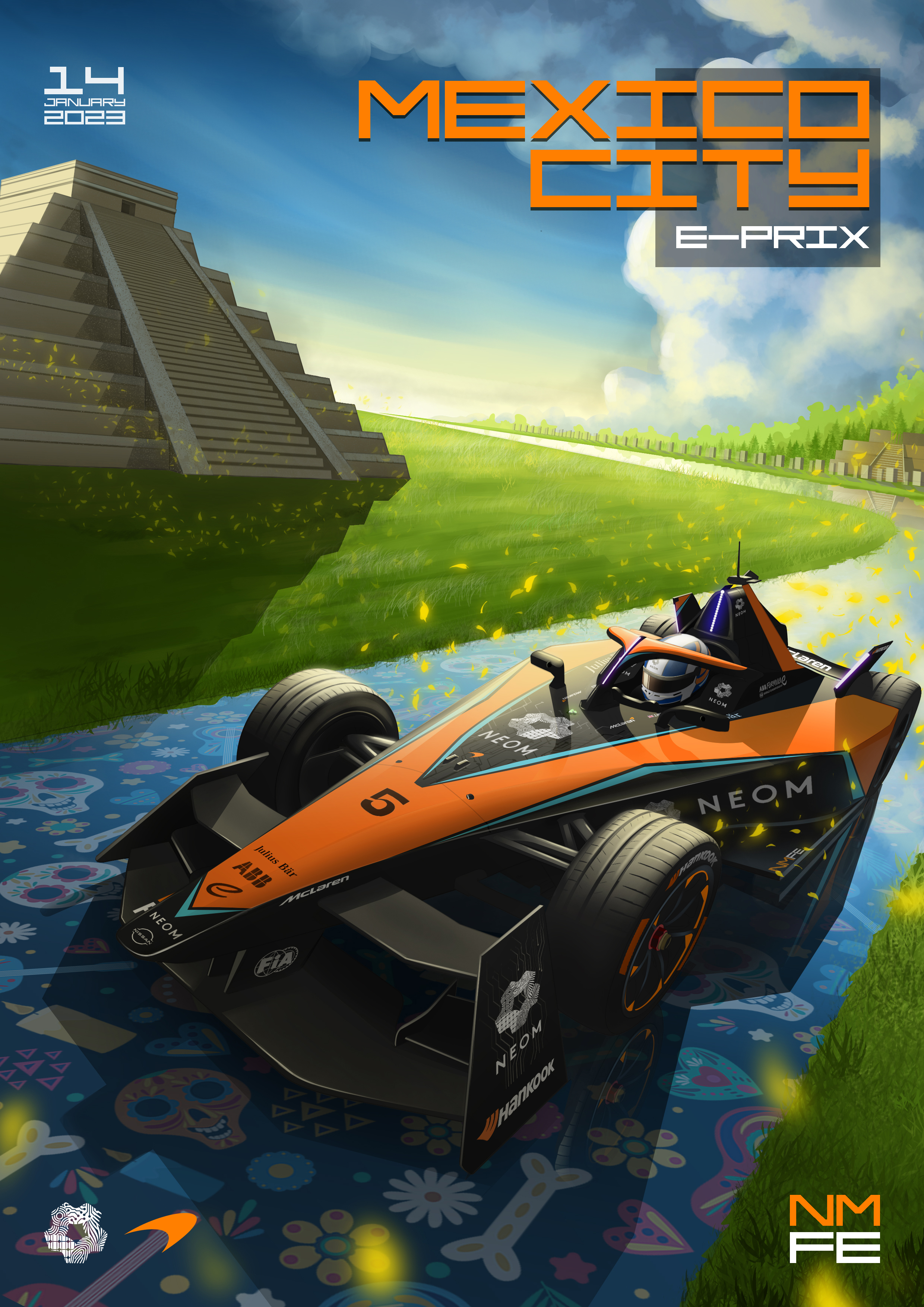 F1P30 Formula1 Cars Poster Printed | Premium Waterproof & Tear Resistant Full Colour Poster