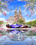 F1P40 Formula1 Cars Poster Printed | Premium Waterproof & Tear Resistant Full Colour Poster