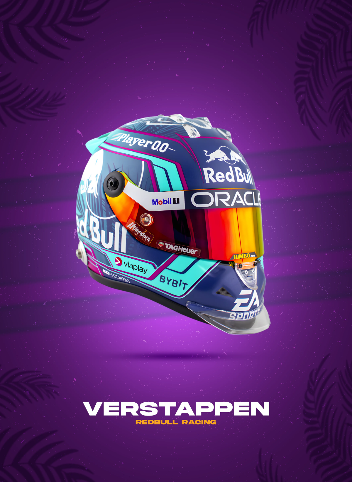 F143 Verstappen Formula 1 Printed | Premium Waterproof & Tear Resistant Full Colour Posters