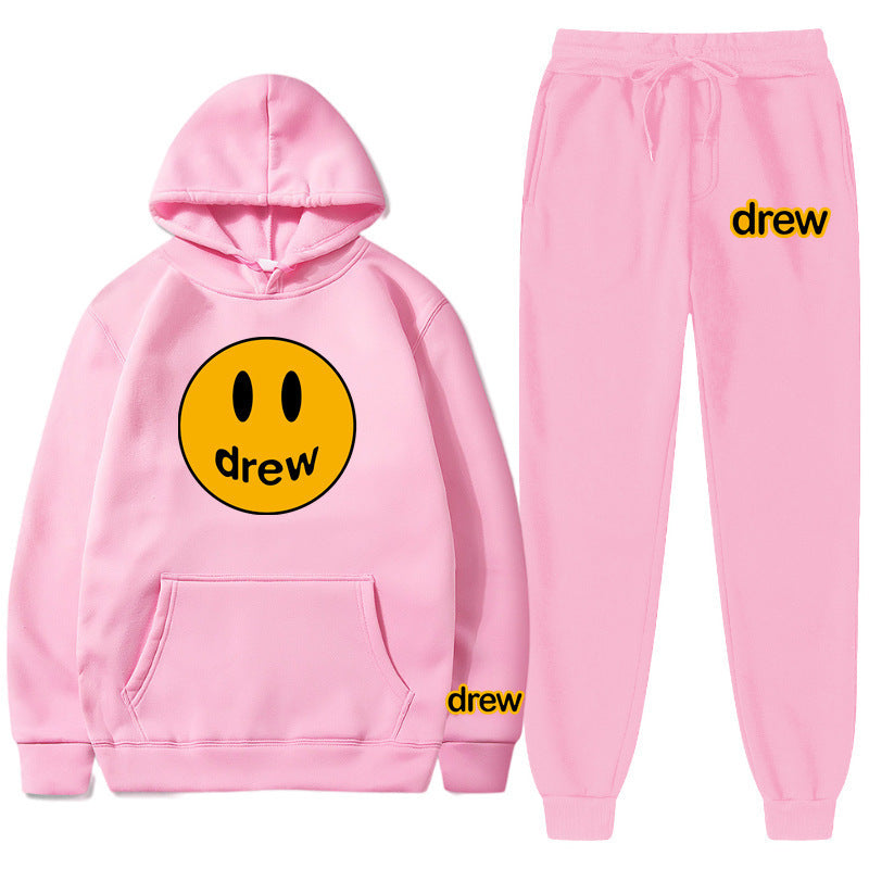 Style Unisex Long Sleeve Hooded Hoodie and Sweatpants Set