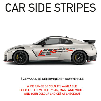 FCSS01-04 Universal Full Colour Side Will Fit Any Car Van Truck Wall Graphics Stickers Various Design To Choose From
