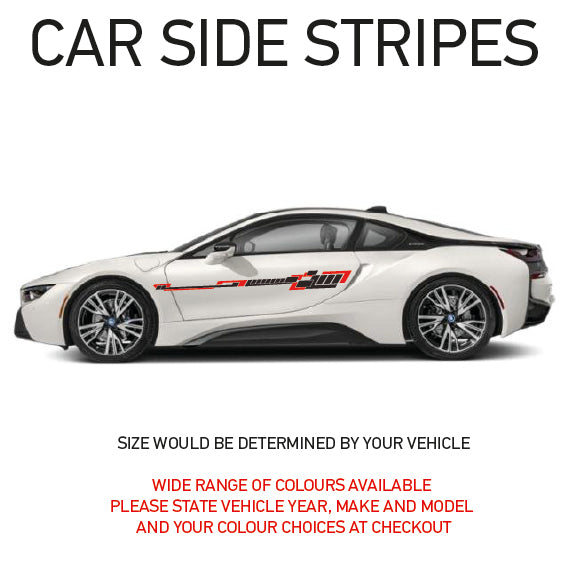 FCSS01-04 Universal Full Colour Side Will Fit Any Car Van Truck Wall Graphics Stickers Various Design To Choose From